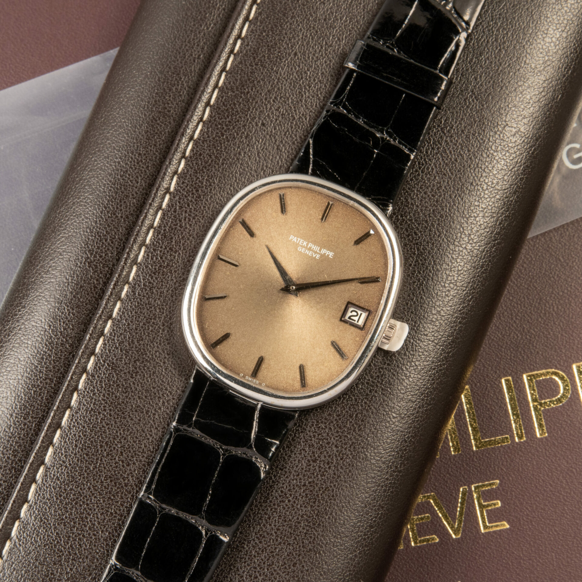 Patek Philippe Ellipse Jumbo Serviced - Quadrante Tropical Blu Virato Al Grigio