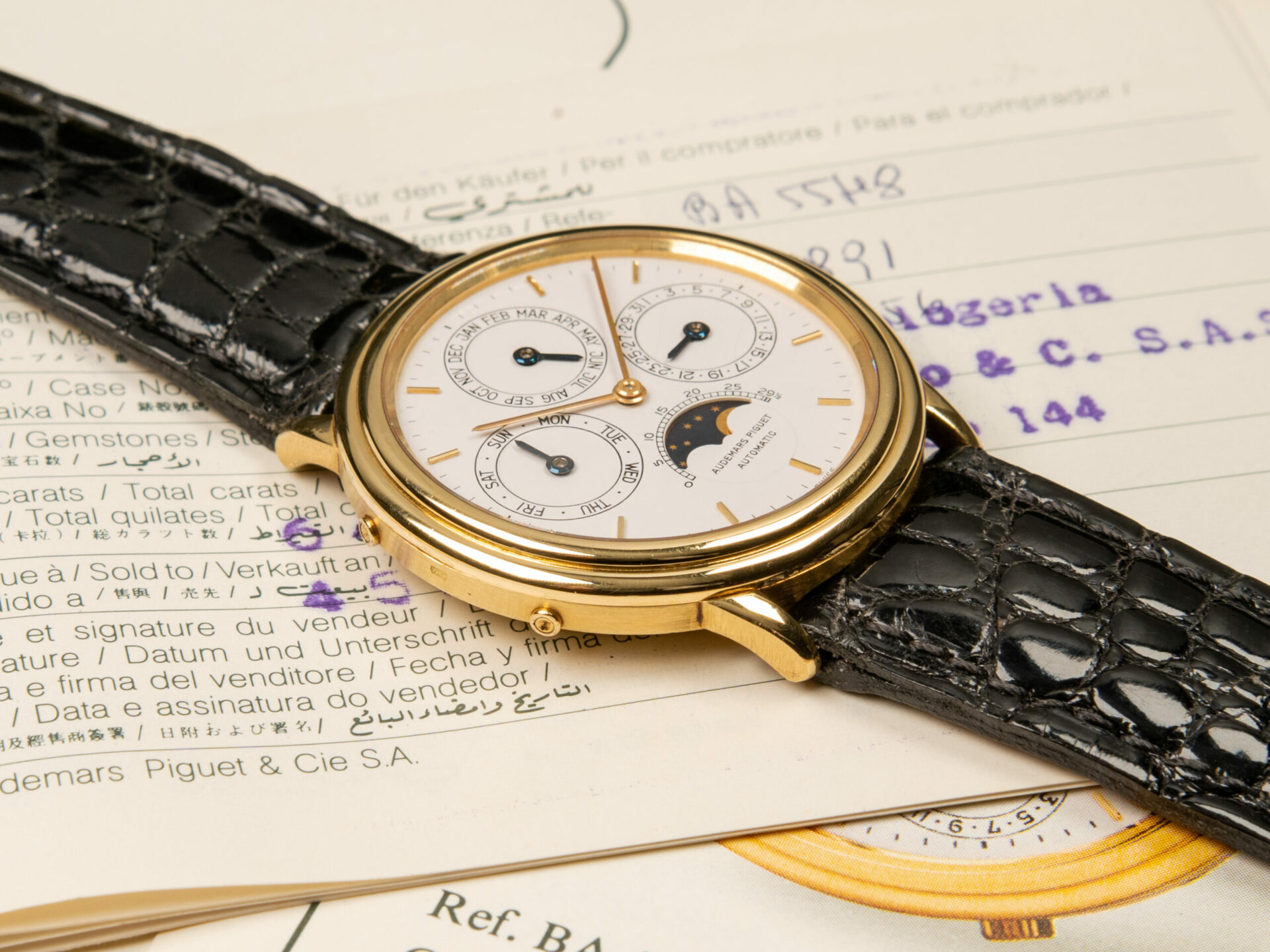 Audemars Piguet Perpetual Calendar Full Set Ref. 5548BA B Series 'Swiss Only' - immagine 4