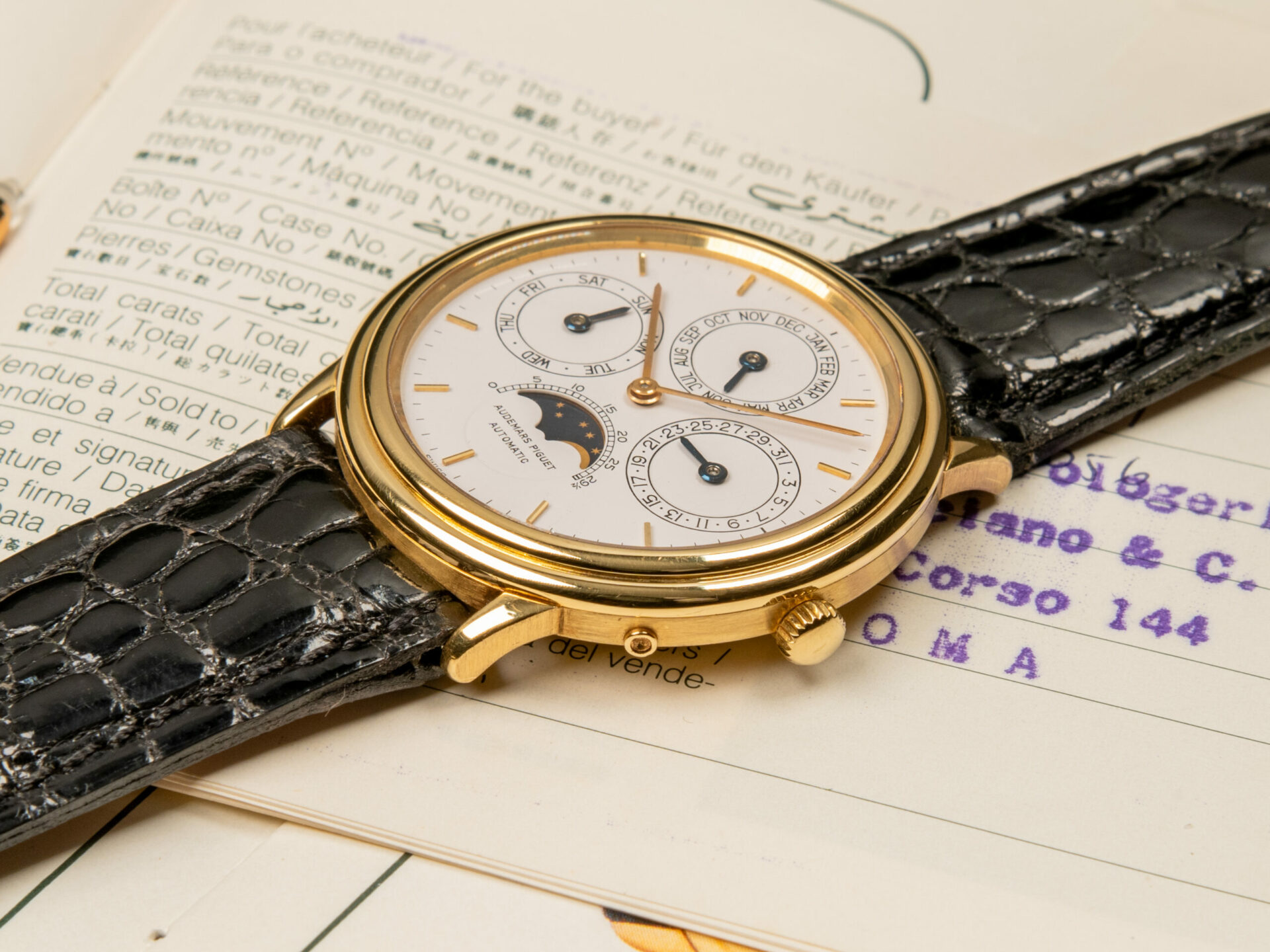 Audemars Piguet Perpetual Calendar Full Set Ref. 5548BA B Series 'Swiss Only' - immagine 5