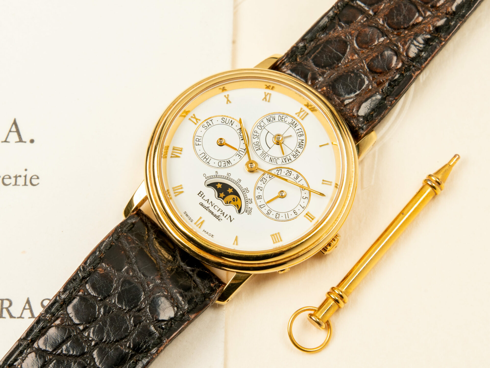 Blancpain Villeret Perpetual Calendar NOS FULL SET - immagine 2