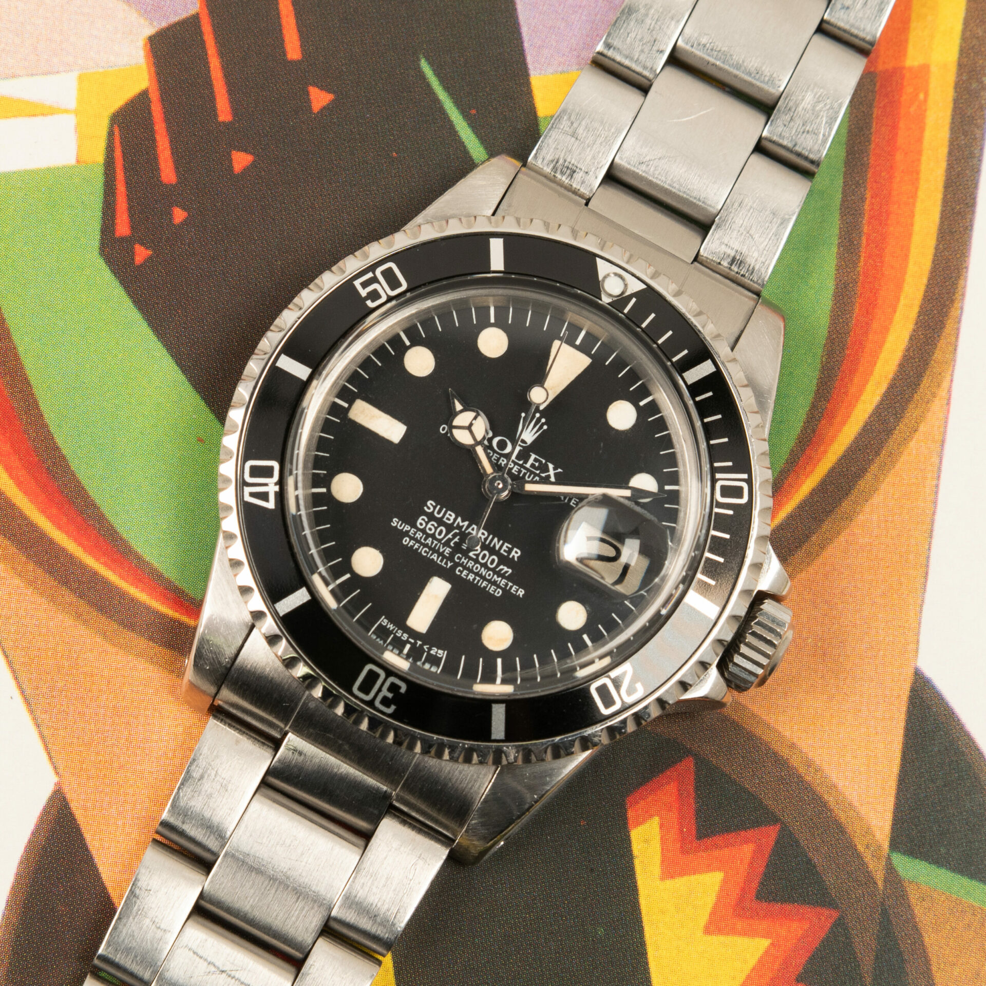 Rolex Submariner Date 1680 Mark I White