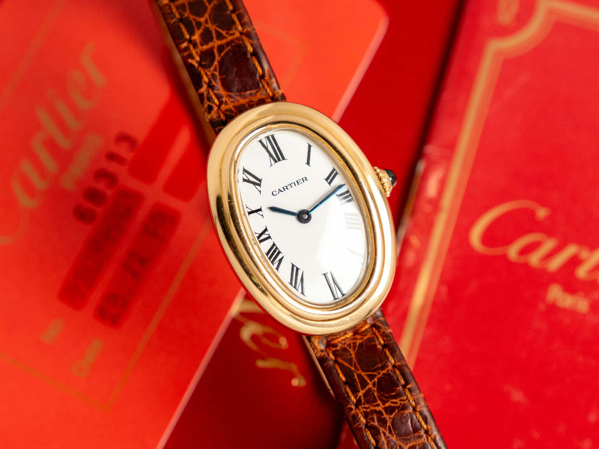 Cartier Baignoire Paris Full Set 1979 Unpolished Ref. 78094 - immagine 2