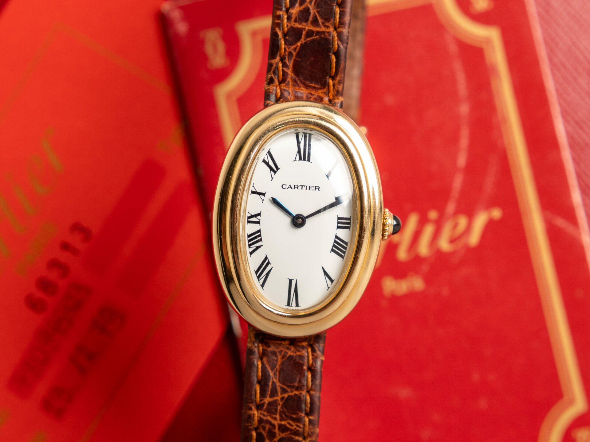 Cartier Baignoire Paris Full Set 1979 Unpolished Ref. 78094 - immagine 3