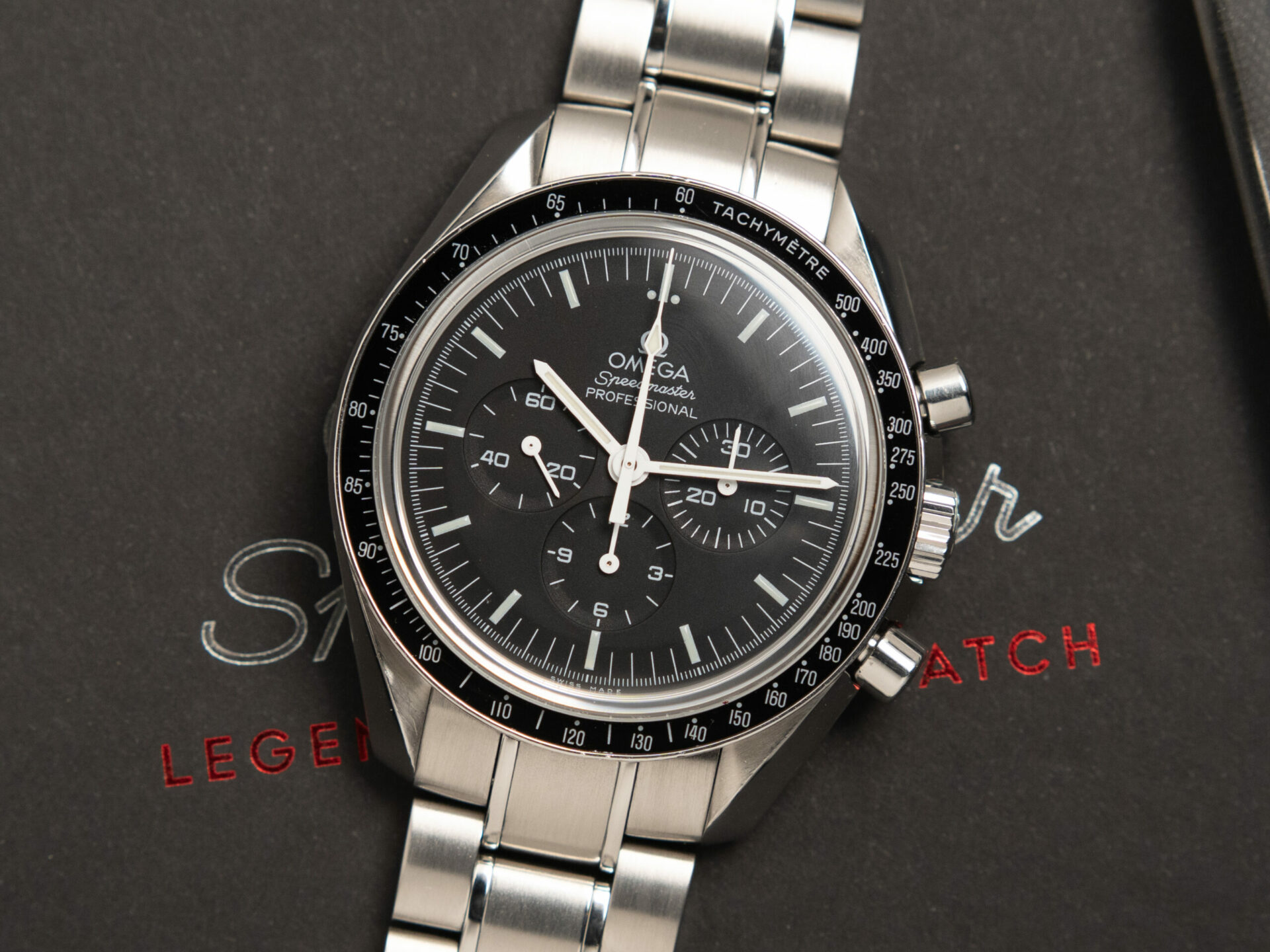 Omega Speedmaster Moonwatch Doppio Zaffiro Cal. 1863 Full Set 2019 - immagine 2
