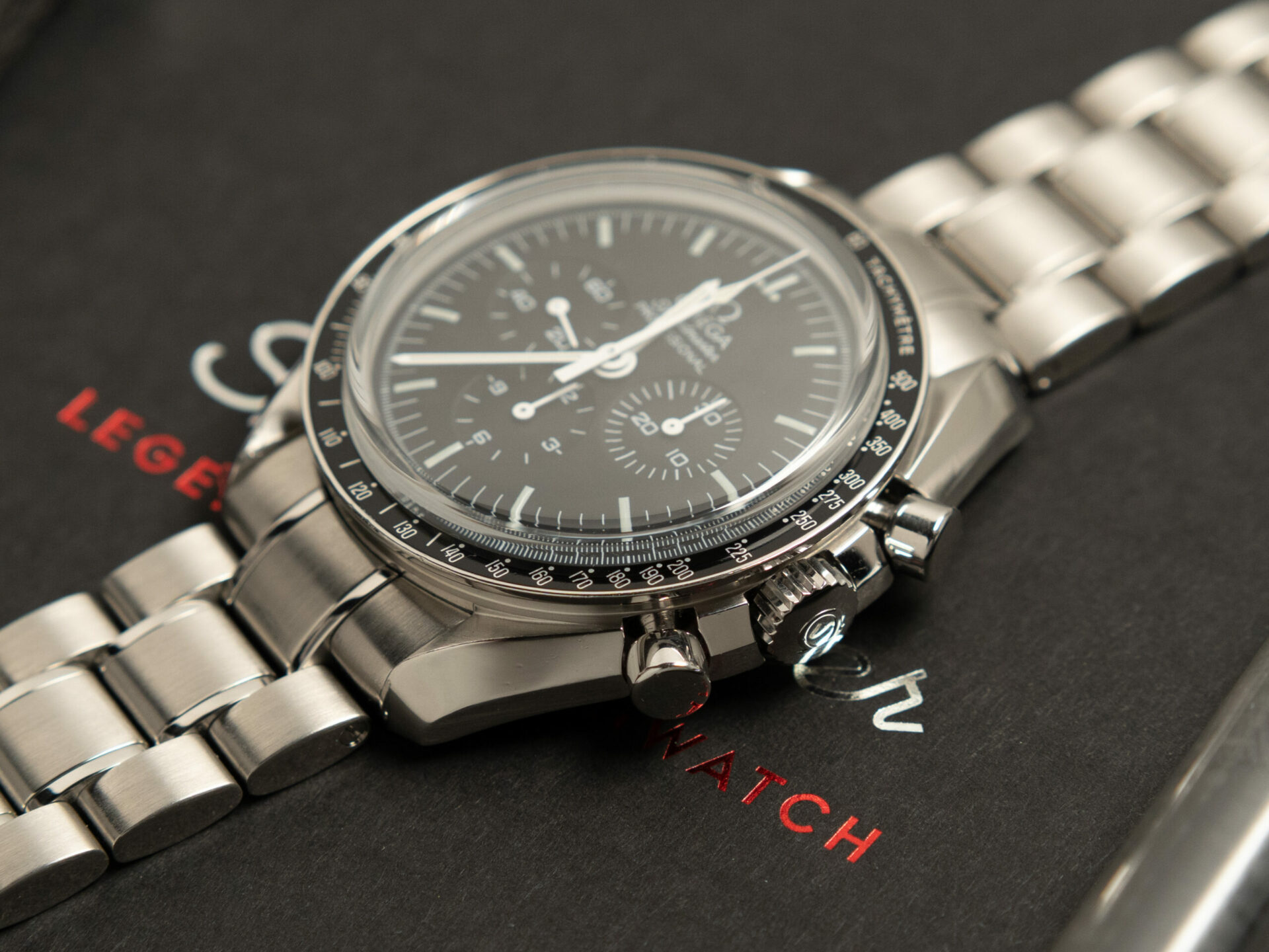 Omega Speedmaster Moonwatch Doppio Zaffiro Cal. 1863 Full Set 2019 - immagine 3