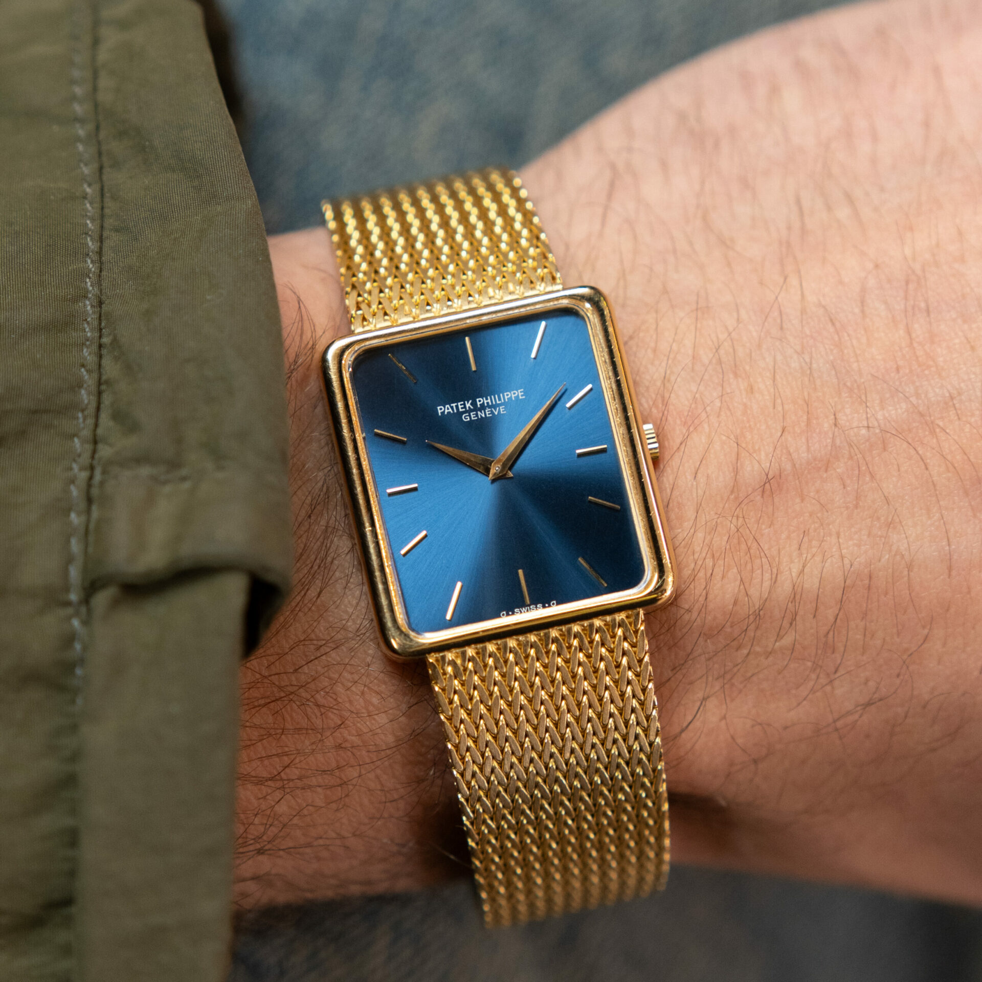 Patek Philippe Rectangular Ref. 3599 Jumbo Yellow Gold