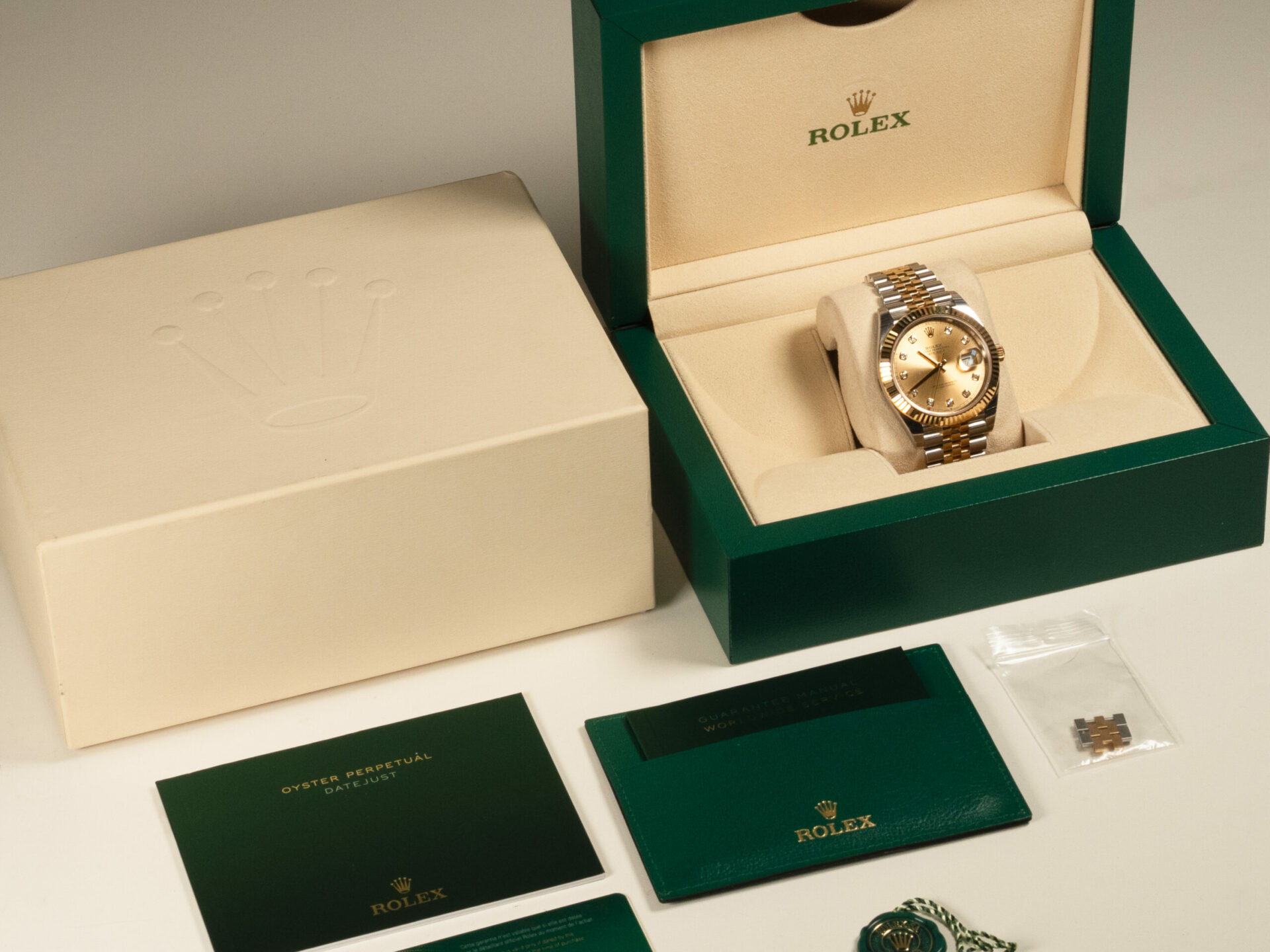 Rolex Datejust 41 New NOS 2021 Diamonds Dial Jubilee Ref. 126333 - immagine 6