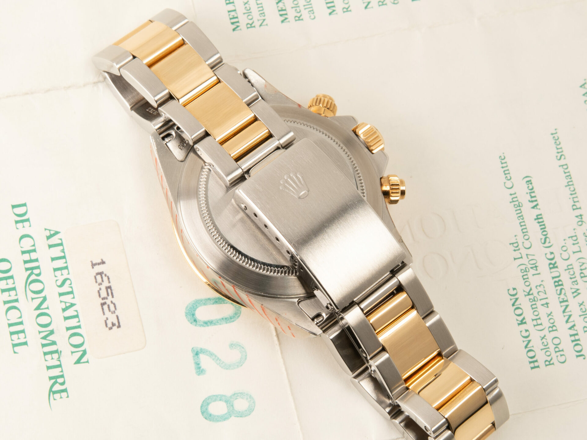 Rolex Daytona Zenith Floating Dial Inverted Six 16523 - Full Set Official Rolex Service - immagine 6