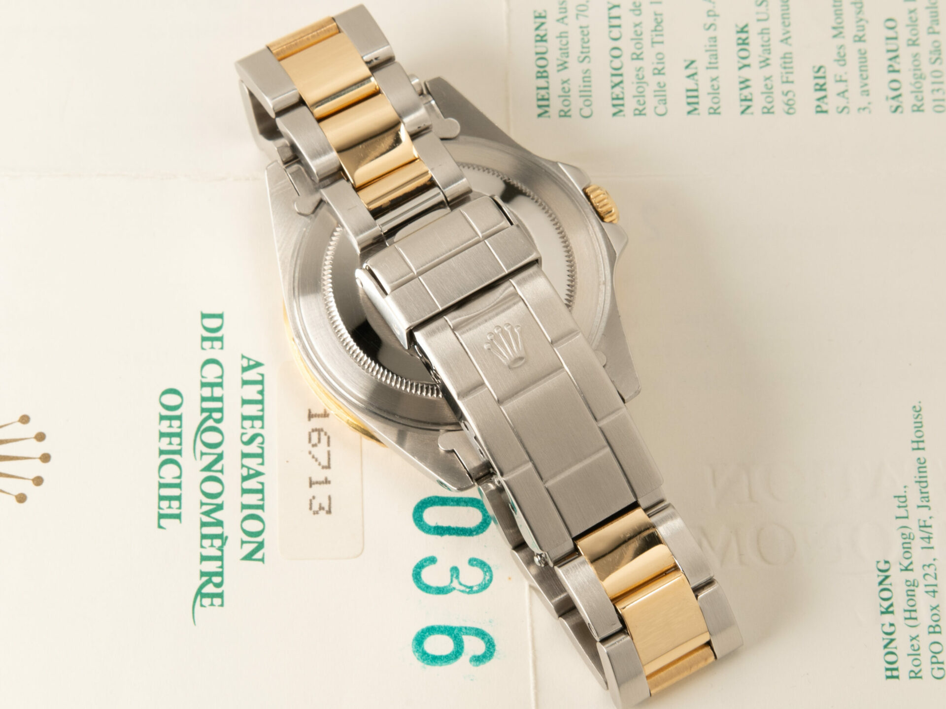 Rolex GMT-Master II Rootbeer Tiger Eye Occhio Di Tigre Ghost Ref. 16713 Full Set - immagine 4