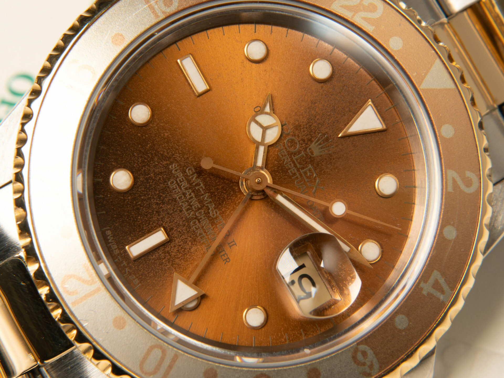 Rolex GMT-Master II Rootbeer Tiger Eye Occhio Di Tigre Ghost Ref. 16713 Full Set - immagine 5