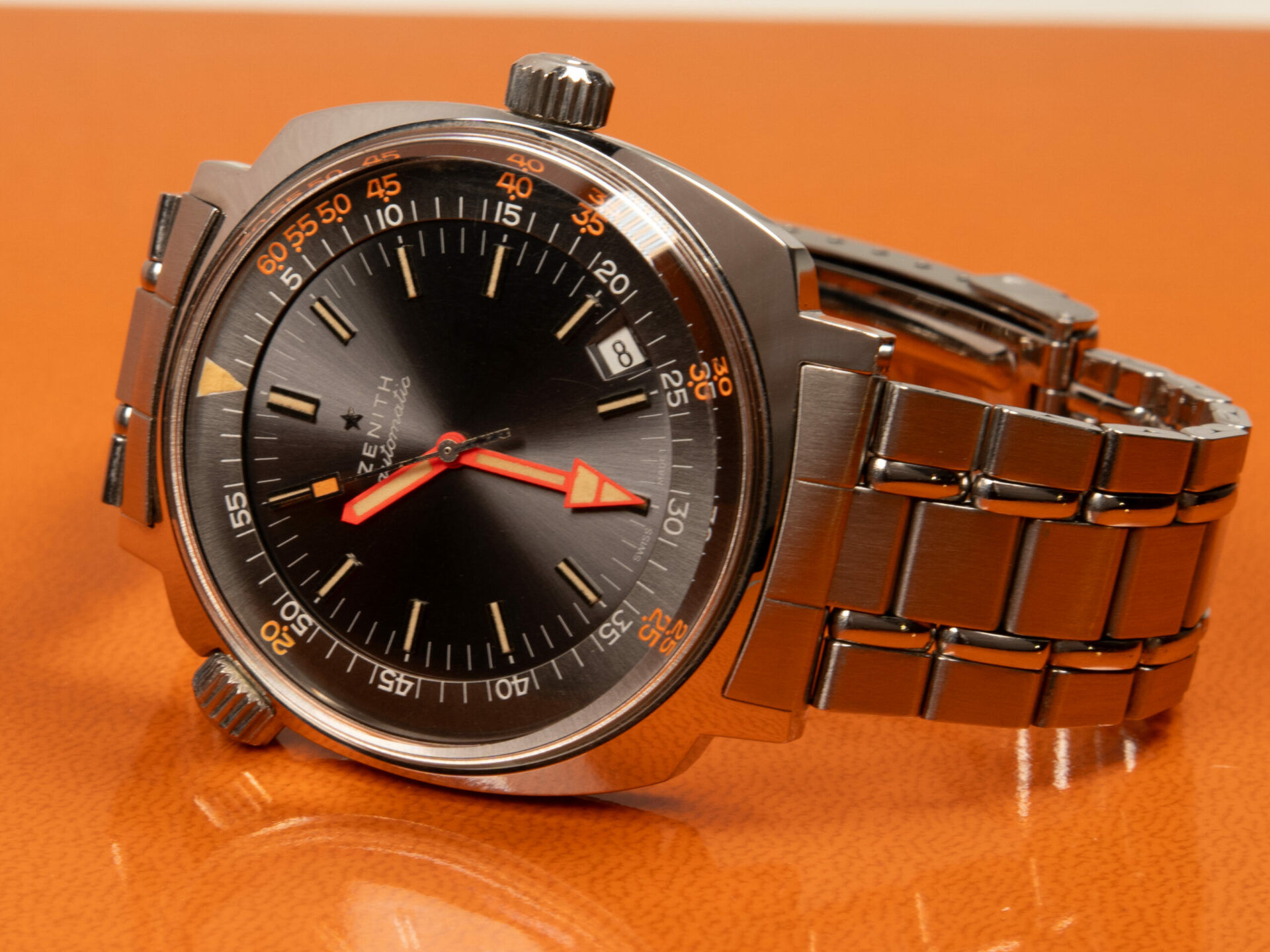 Zenith Super Sub Sea Diver 1969 New NOS Ref. A3635 - immagine 2