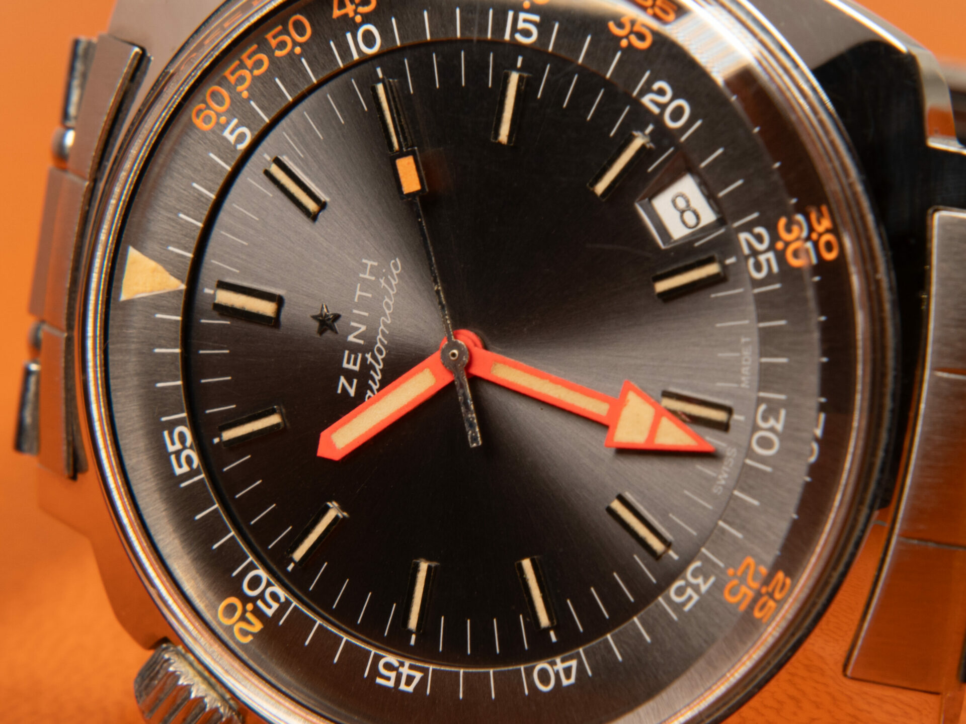 Zenith Super Sub Sea Diver 1969 New NOS Ref. A3635 - immagine 8