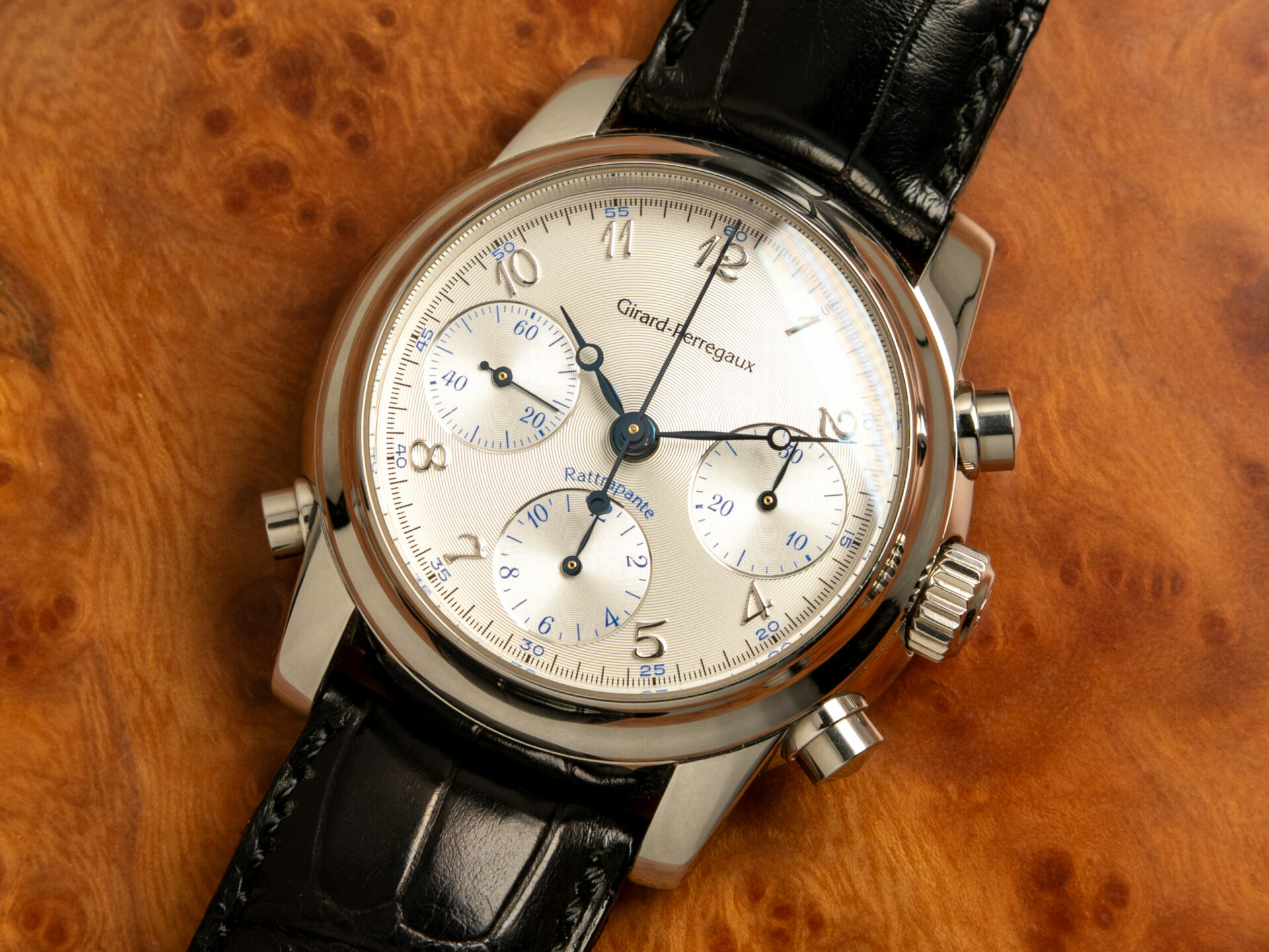 Girard-Perregaux Chronograph Rattrapante Ref. 9010 39 mm NOS Full Set - immagine 2