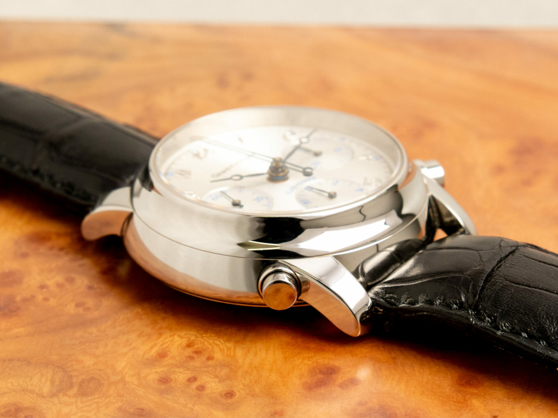 Girard-Perregaux Chronograph Rattrapante Ref. 9010 39 mm NOS Full Set - immagine 4