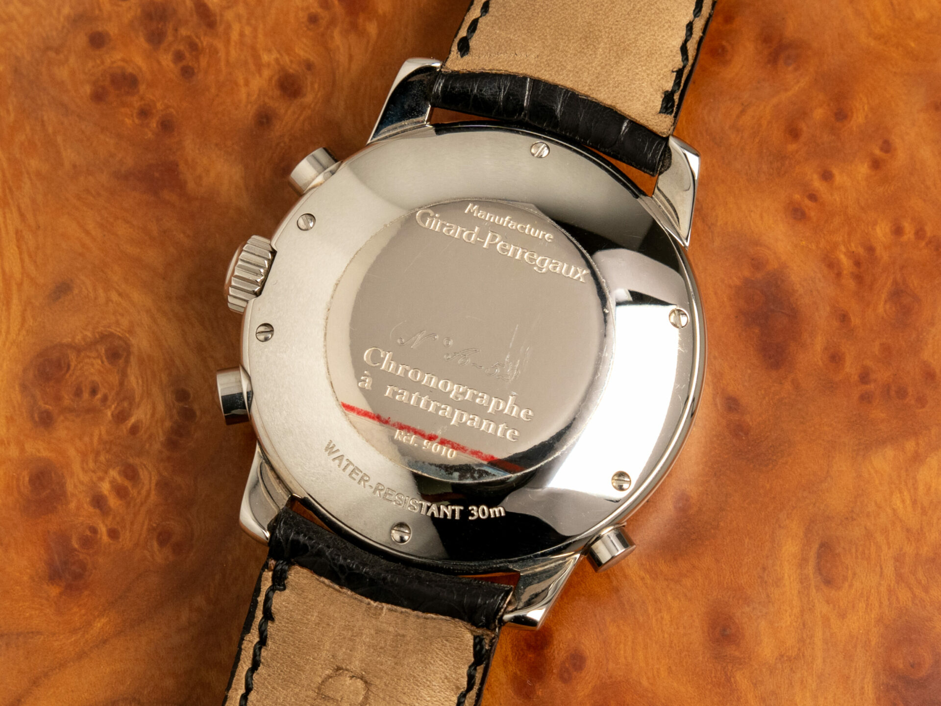 Girard-Perregaux Chronograph Rattrapante Ref. 9010 39 mm NOS Full Set - immagine 5