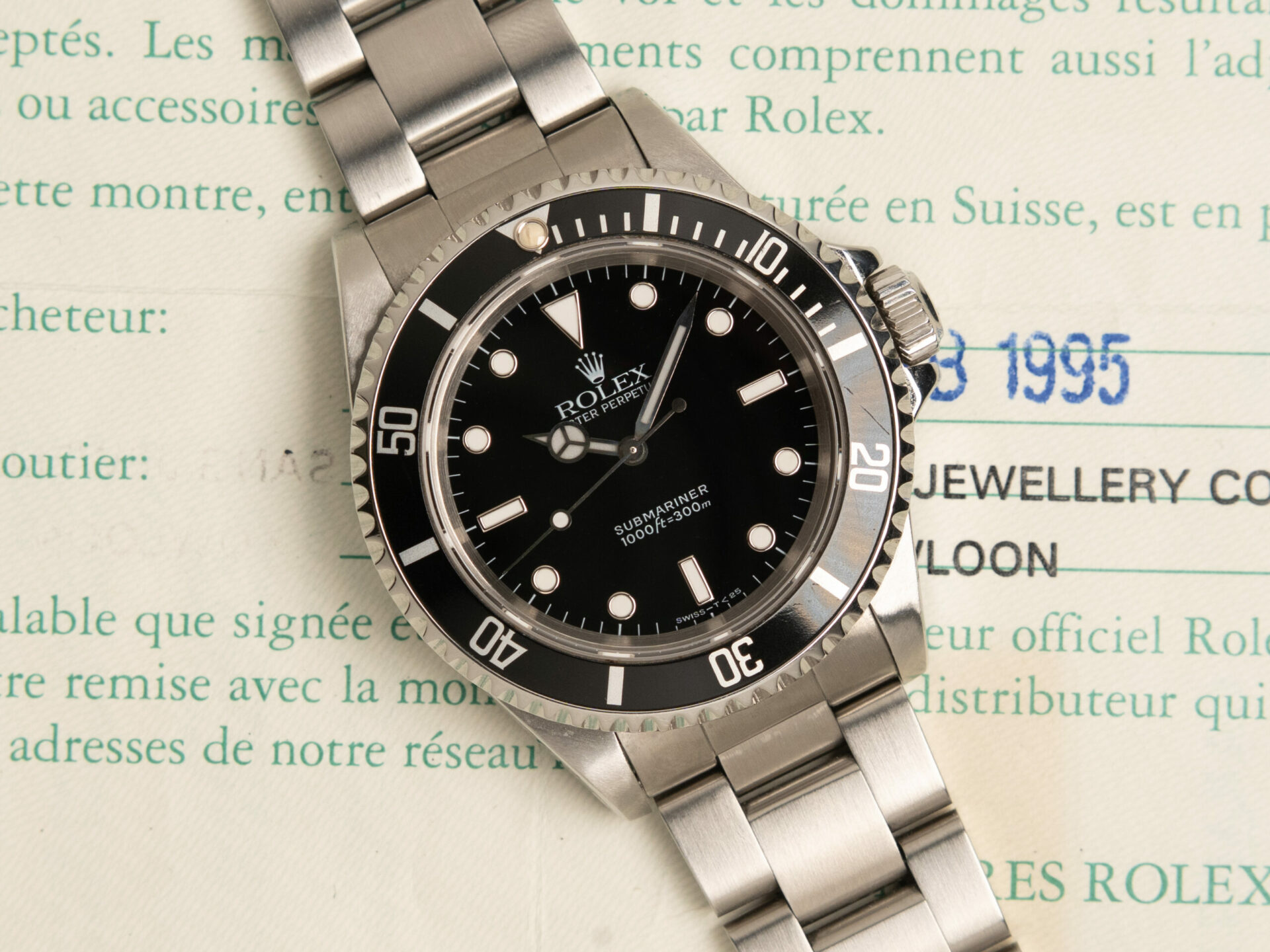 Rolex Submariner Date 1680 Mark I, Original Warranty, Official Service 2021 - immagine 2