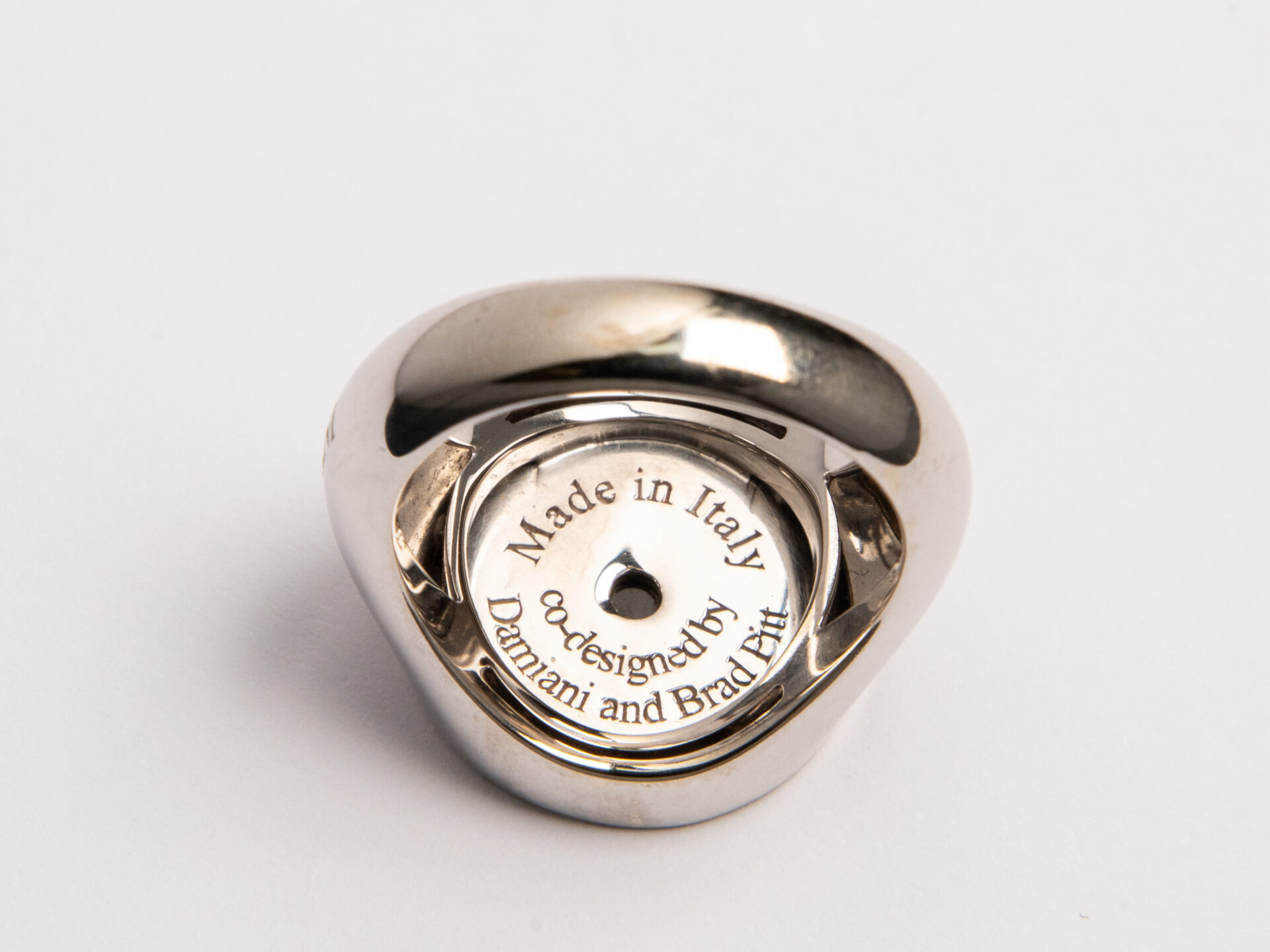 Anello Damiani Brad Pitt Onice Diamanti in Oro Bianco - immagine 3