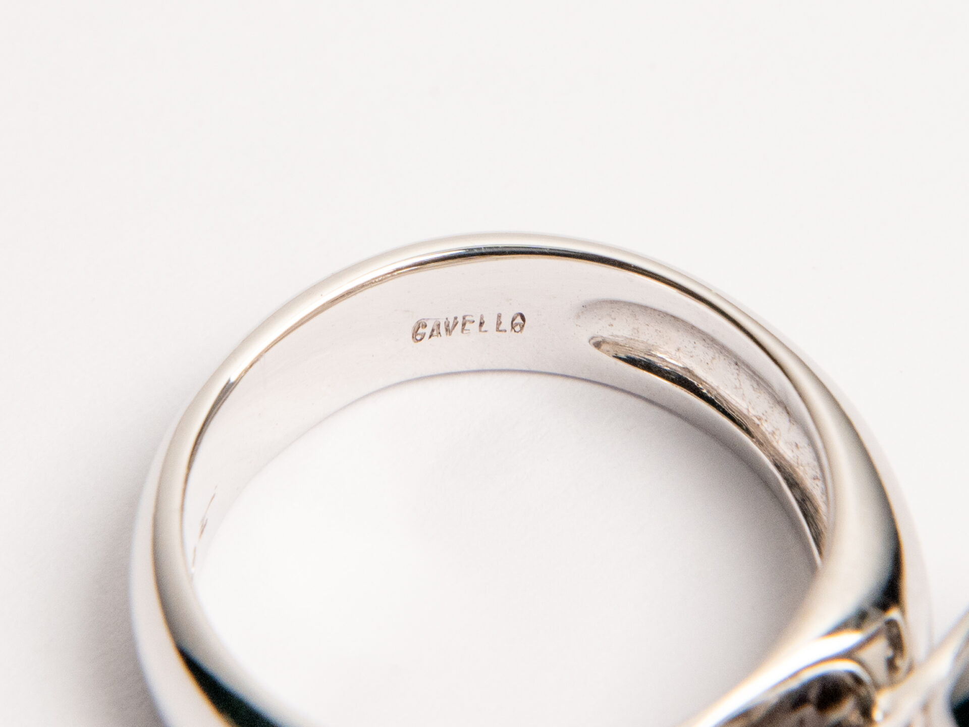 Anello Gavello Oro Bianco e Diamanti - immagine 5