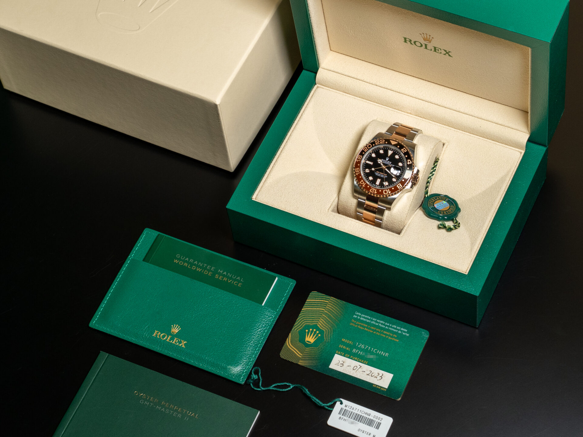 Rolex GMT-Master II Rootbeer 126711CHNR Full Set 2023 - immagine 6