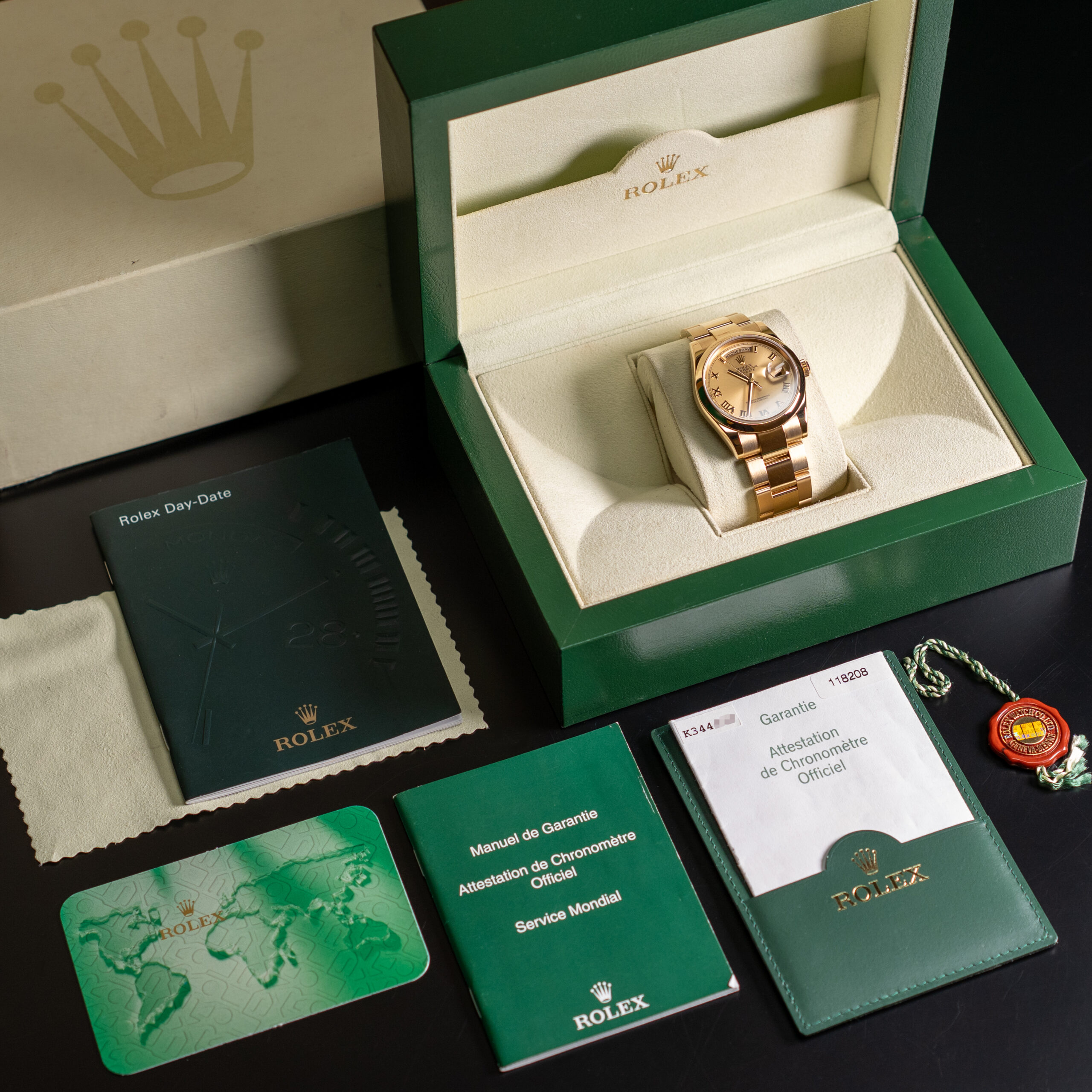 Rolex Day-Date 36 118208 Oyster Full Set 2007 - immagine 6