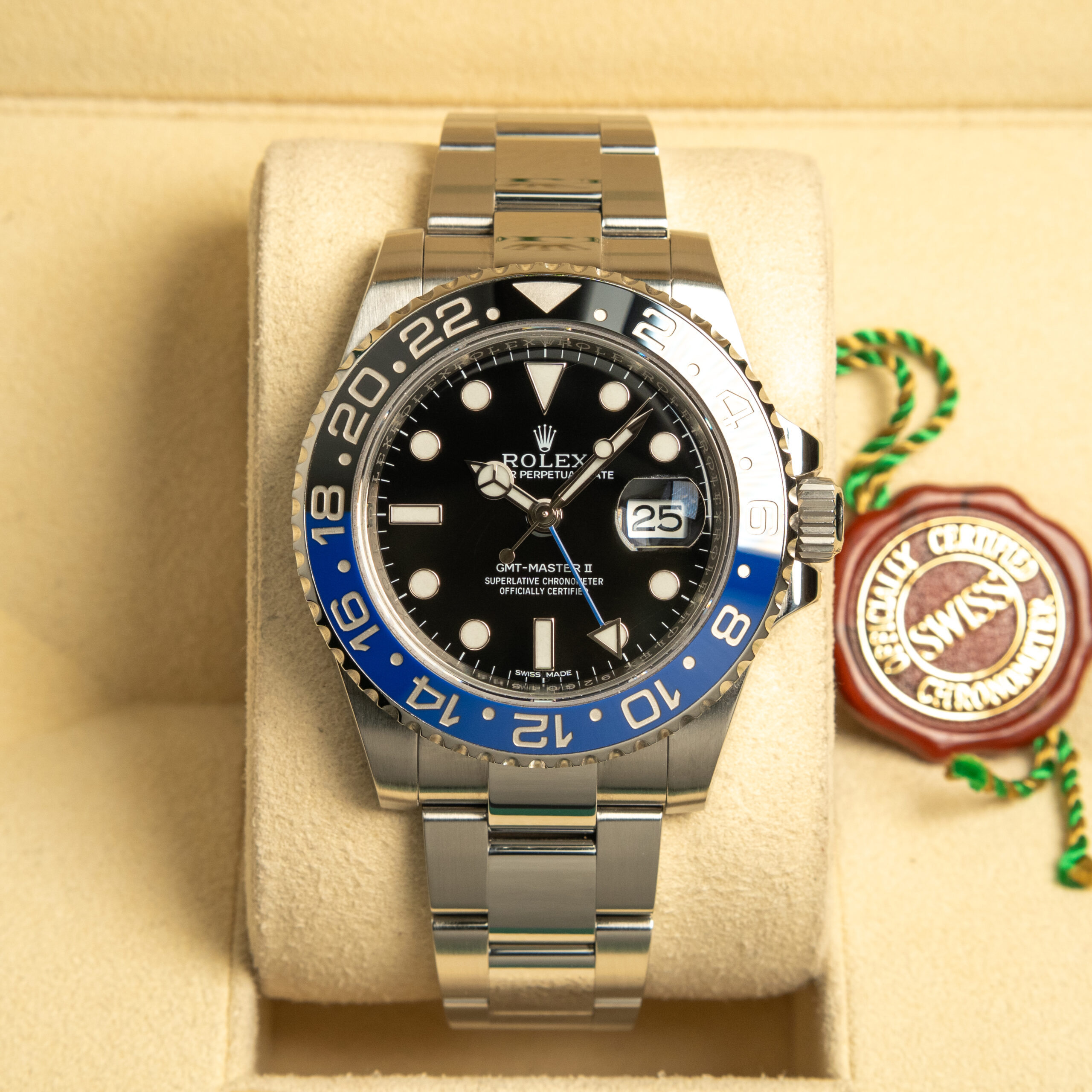 Rolex GMT-Master II Batman 116710BLNR 2015 Full Set